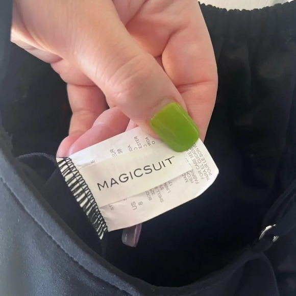 Magicsuit Flower Child Parker One Piece Swim Dress Size 8 - Picture 11 of 13